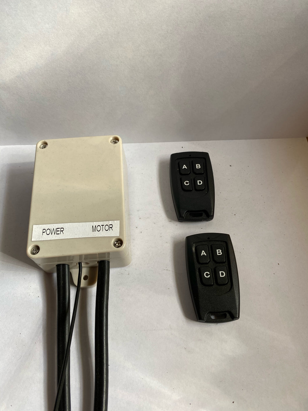 Receiver for PB1,2 and 3--Includes 2 new Black Remotes (Works with Black Remote ONLY)